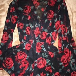Fashion Nova Rose Romper